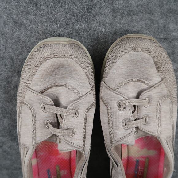 Skechers Shoes Womens 9 Casual Slip On Loafer Sneaker Wide Fit Memory Foam Comfy - Picture 7 of 14